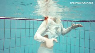 Diana Zelenkina enjoys swimming naked