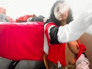 12 INCH BBC GETS A BLOWJOB FROM COLOMBIAN CANELA SKIN EXOTIC MIDGET