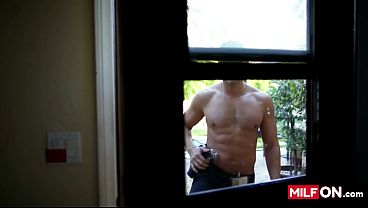 Sexy MILF Annie King and Codey Steele get domestic