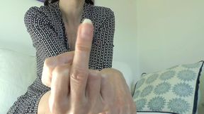 Lady Victoria Valente - Beautiful Hands, Long Natural Fingernails, Close-ups, JOI