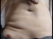 horny afternoon alone time, big cock reveal and cum