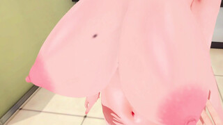 A perverted gymnasium girl let me touch her boobs in a park restroom!