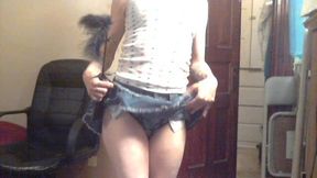 Jean skirt strip