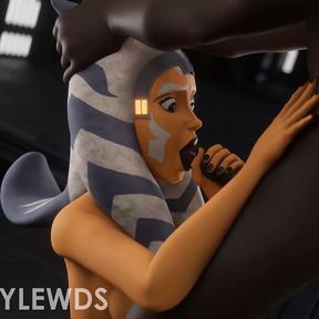 Ahsoka Tano Blowjob (Black Version)