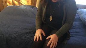 Lauren solo in black dress