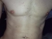 Hot muscle twink rubbing cock early in the morning big dick