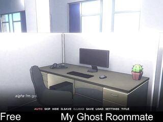My Ghost Roommate (free game itchio) Visual Novel, 2D, Adult, Eroge, Erotic, Romance, supernatural, game