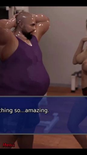 Unforgettable moment from &quot;The office wife #36 - Zack fucked Stacy in the gym at work ... Stacy went to th doctor and he&quot;