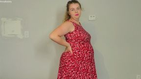 Pregnant Neighbour Masturbates for You