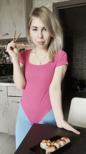 Just Eating Sushi and Talking