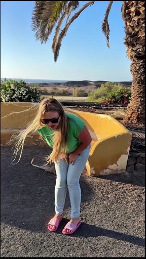 Peeing My Jeans While Walking Outside