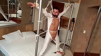 Matheus in bondage #BTS from BondageMan&reg_