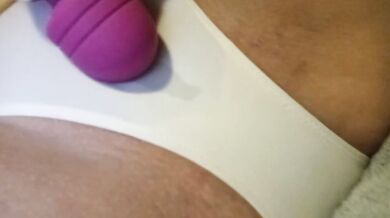 Teens squirting orgasms straight through her panties while vibrating pussy and clit!