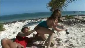 cute teen starlet tarra white gets laid right on the beach