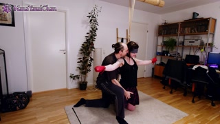 Fun in Leather mittens - Part 1 of 2: Dom/sub play!