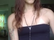 Camgirl vlog after my roleplay show
