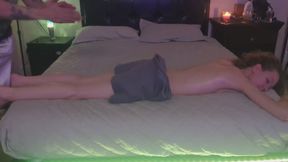 Full Movie! Sensual Massage turns hardcore with cum on feet