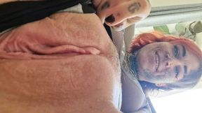 Tattooed redhead mom jerks off then shows off wet hairy beaver