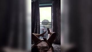 Window Have fun and Jizm - extrem risky