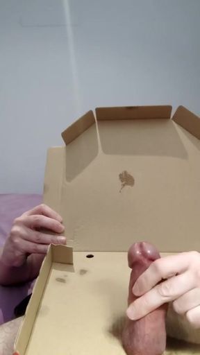 The girth - Thick cock - Big Pizza cumshot