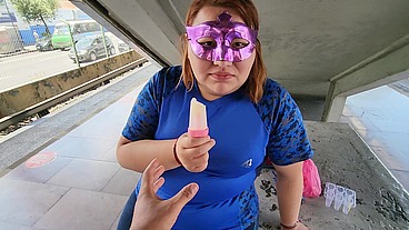 Sit on my face, eat my ass, make a popsicle with the cum and eat it in the subway