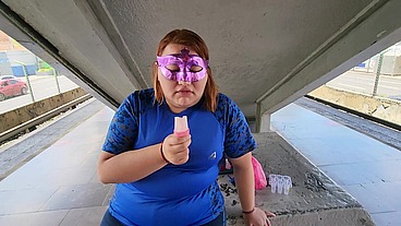 Sit on my face, eat my ass, make a popsicle with the cum and eat it in the subway