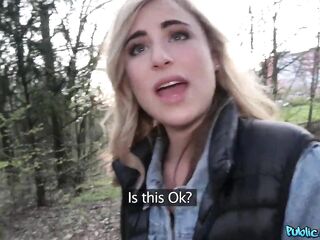 Public Agent - I make this Hawt American Tourist SQUIRT in the WOODS