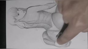 Dibujando un HERMOSO cuerpo de espalda, sus GL&Uacute_TEOS lo mejor que ver&aacute_s hoy, te encantar&aacute_!!