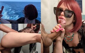 Fucked in the Public Toilet of the Boat