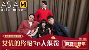 Stunning actress Xia Qing Zi in wild foursome