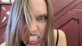Wild Dildo Biting Gnawing