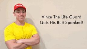 Vince The Lifeguard Gets His Butt Spanked!  Quick Download Version