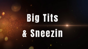 Big Tits and Sneezing