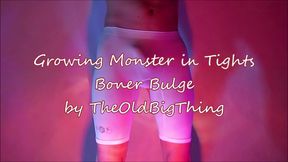 Growing Monster in Tights - My Boner Bulge