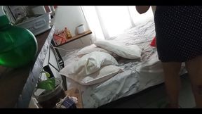 Mature MILF Cleaning Her Room 1