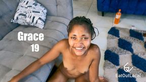19yo African teen Grace gets penetrated by BWC