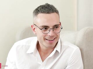 Brunette hair turns it on in a charming 3some