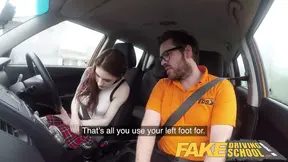 Sex Driving School USA babe Anna De Ville gets UK anal sex