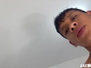 Hot Latino boy Damond Brown jerks off big dick on webcam