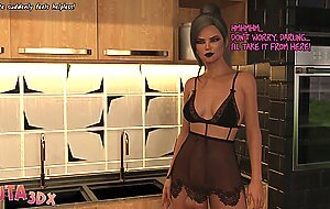 Futa3DX - Cum Thirsty Redhead Jezebel Rides A Fat Futa Cock