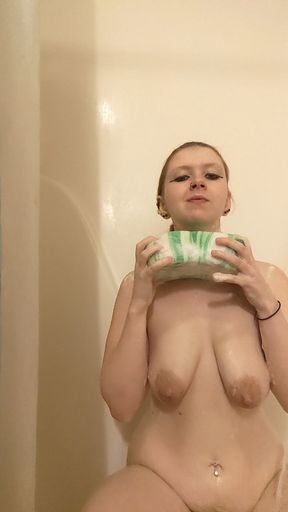 Scrubbing with My Sponge