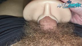 Feet and wank and puss toy fuck bedroom