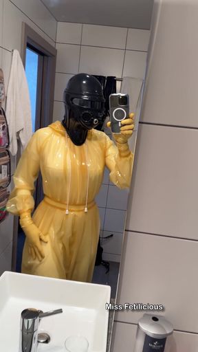 I Love This Heavy Rubber Helmet