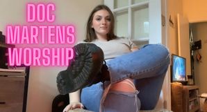 Doc Marten Worship - Shoe Fetish Foot Goddess Humiliation