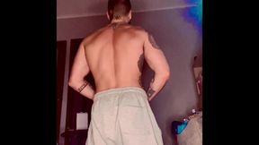 I Have a Big Load for U to Swallow After My Workout