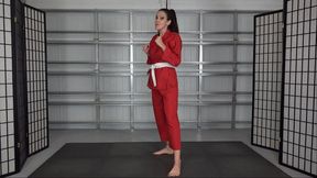 SLYYY EARNS HER YELLOW KARATE BELT