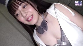 Slick Outdoor Tease with a Pink Tipped F Cup Beauty Soaked in Oil Part 4