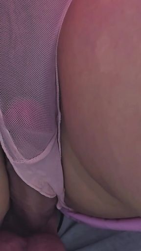 Creepy Guy Used Her Panties to Cum Hard on Public Bus