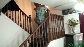 MILF blonde girlfriend and new boyfriend enjoy a wild threesome