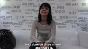 Czech teen Katka gets cast and fucked hard